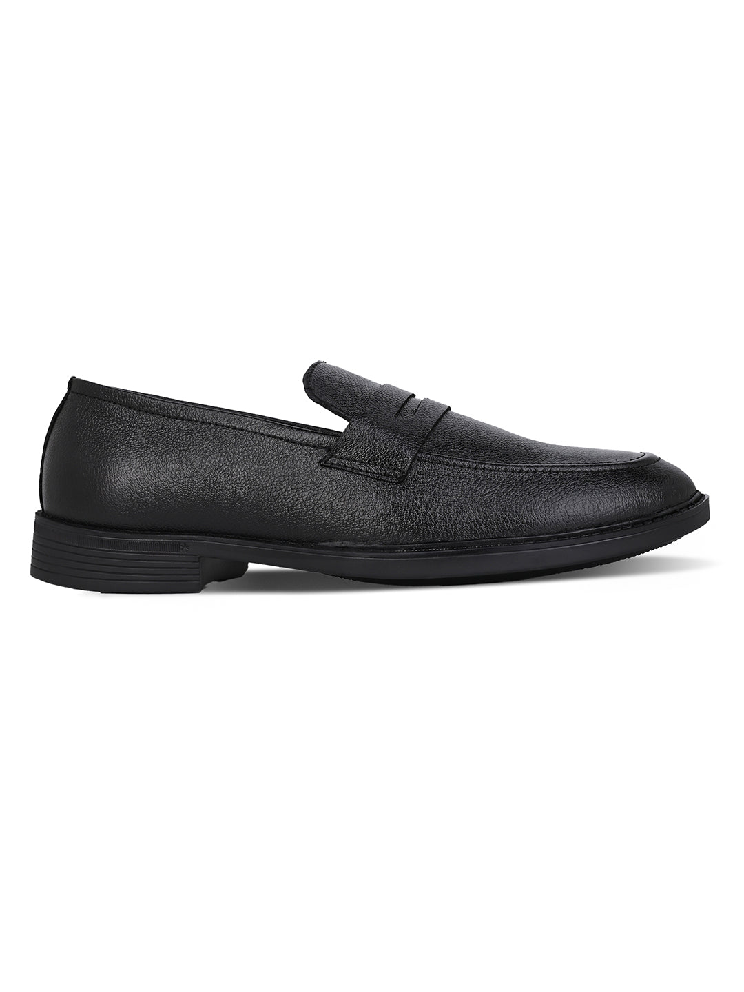 Men's Black Leather Penny Loafers for Office & Formal Wear