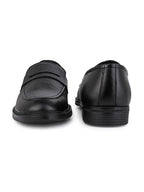 Men's Black Leather Penny Loafers for Office & Formal Wear