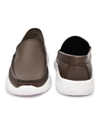 Feather Light Brown Slip-On Casual Loafers for Men