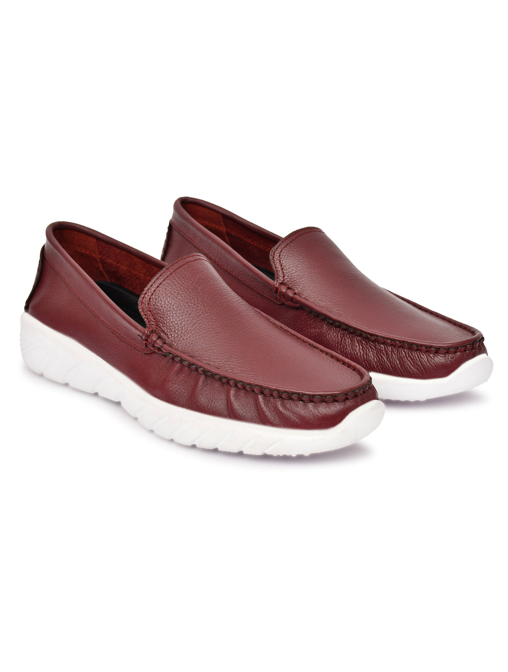 Feather Light Cherry Slip-On Loafers for Men