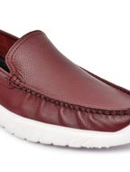 Feather Light Cherry Slip-On Loafers for Men