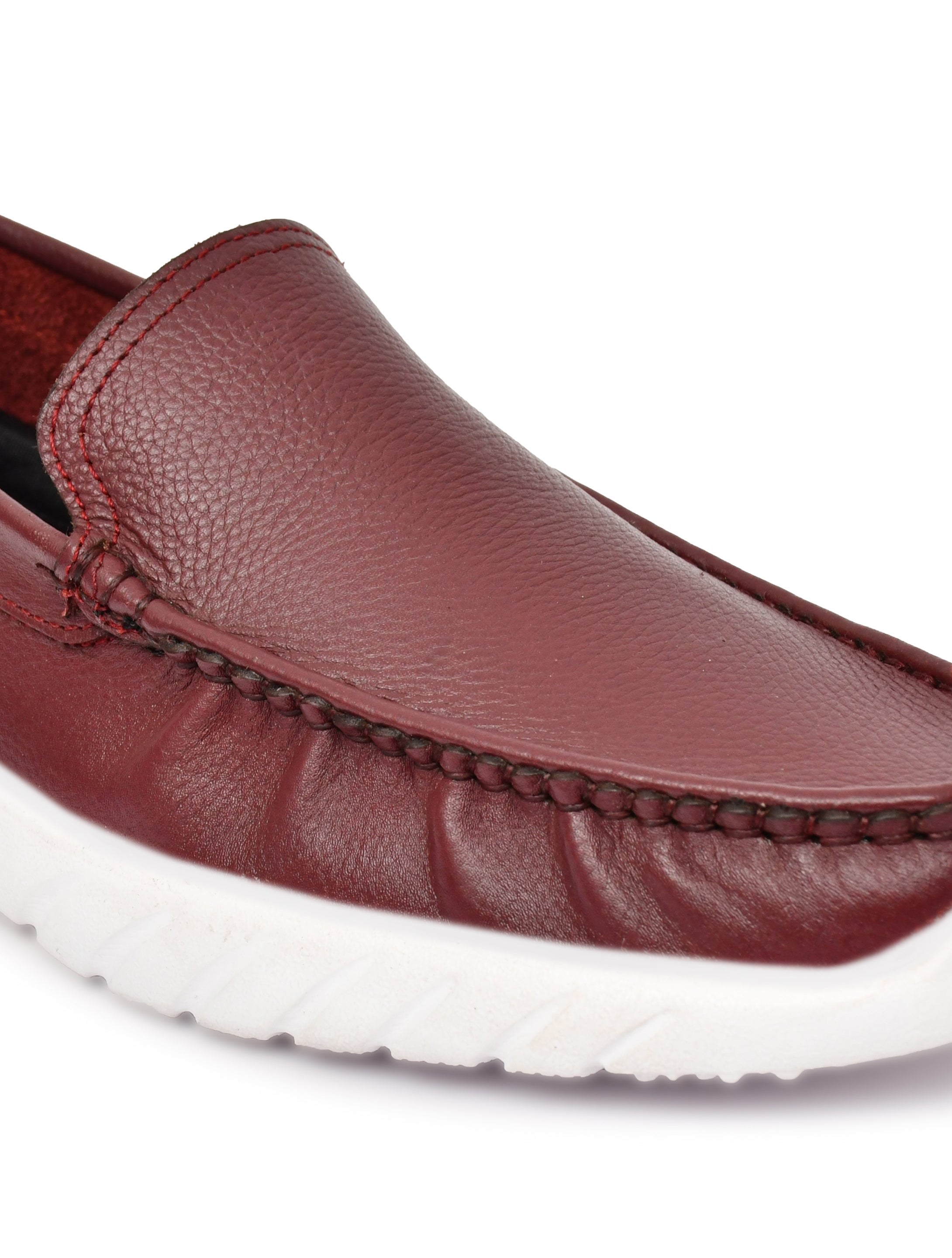 Feather Light Cherry Slip-On Loafers for Men