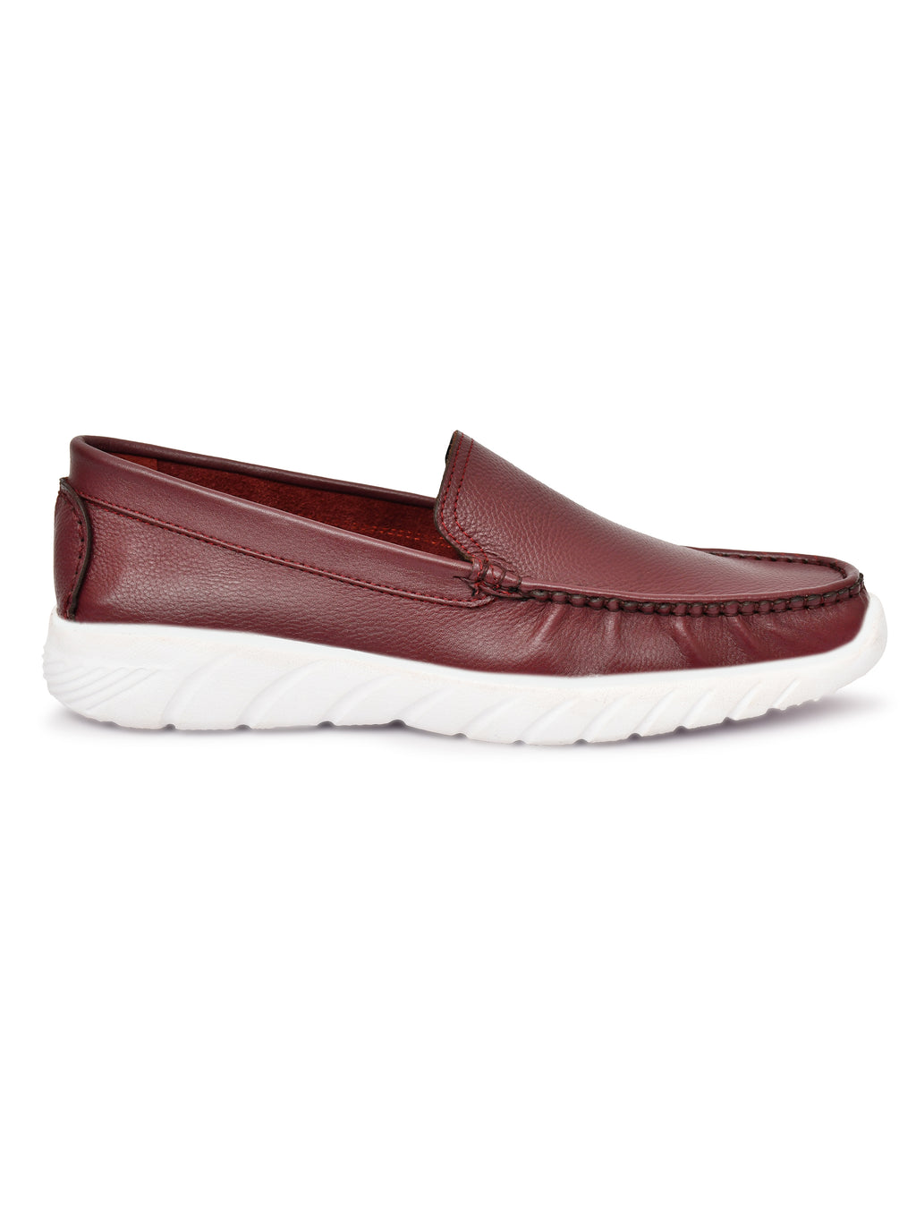 Feather Light Cherry Slip-On Loafers for Men