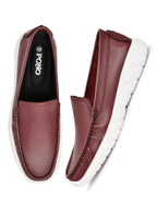 Feather Light Cherry Slip-On Loafers for Men