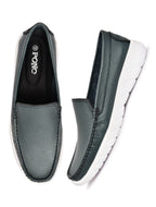 Feather Light Teal Slip-On Casual Loafers for Men