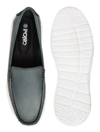 Feather Light Teal Slip-On Casual Loafers for Men