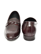 Men's Brown Textured Loafer Formal Shoes