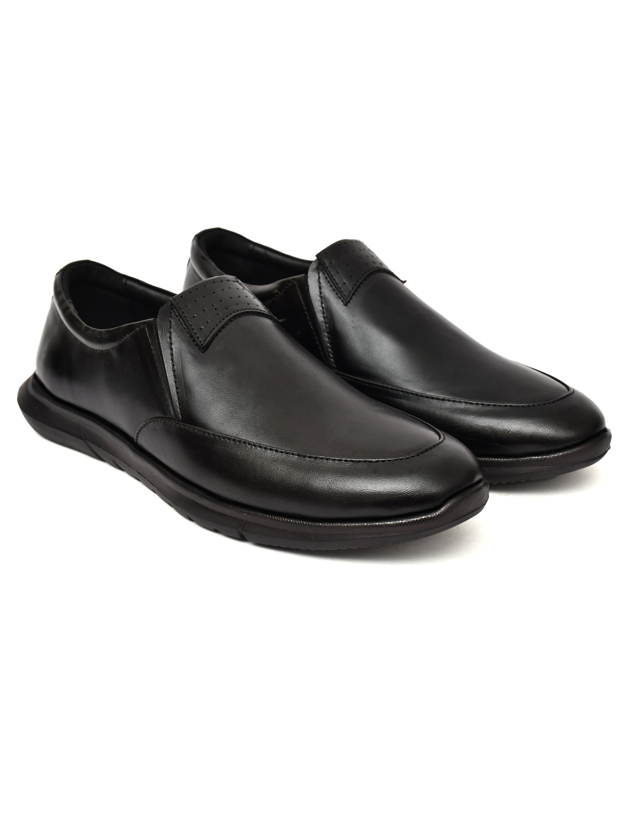 Zero Gravity Glide Slip-On Formal Shoes – Lightweight Comfort in Timeless Black
