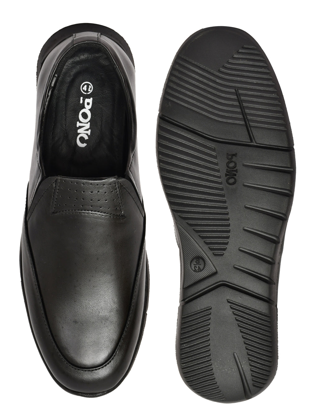 Zero Gravity Glide Slip-On Formal Shoes – Lightweight Comfort in Timeless Black