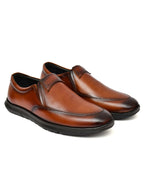 Zero Gravity Glide Slip-On Formal Shoes – Lightweight Comfort in Timeless Tan