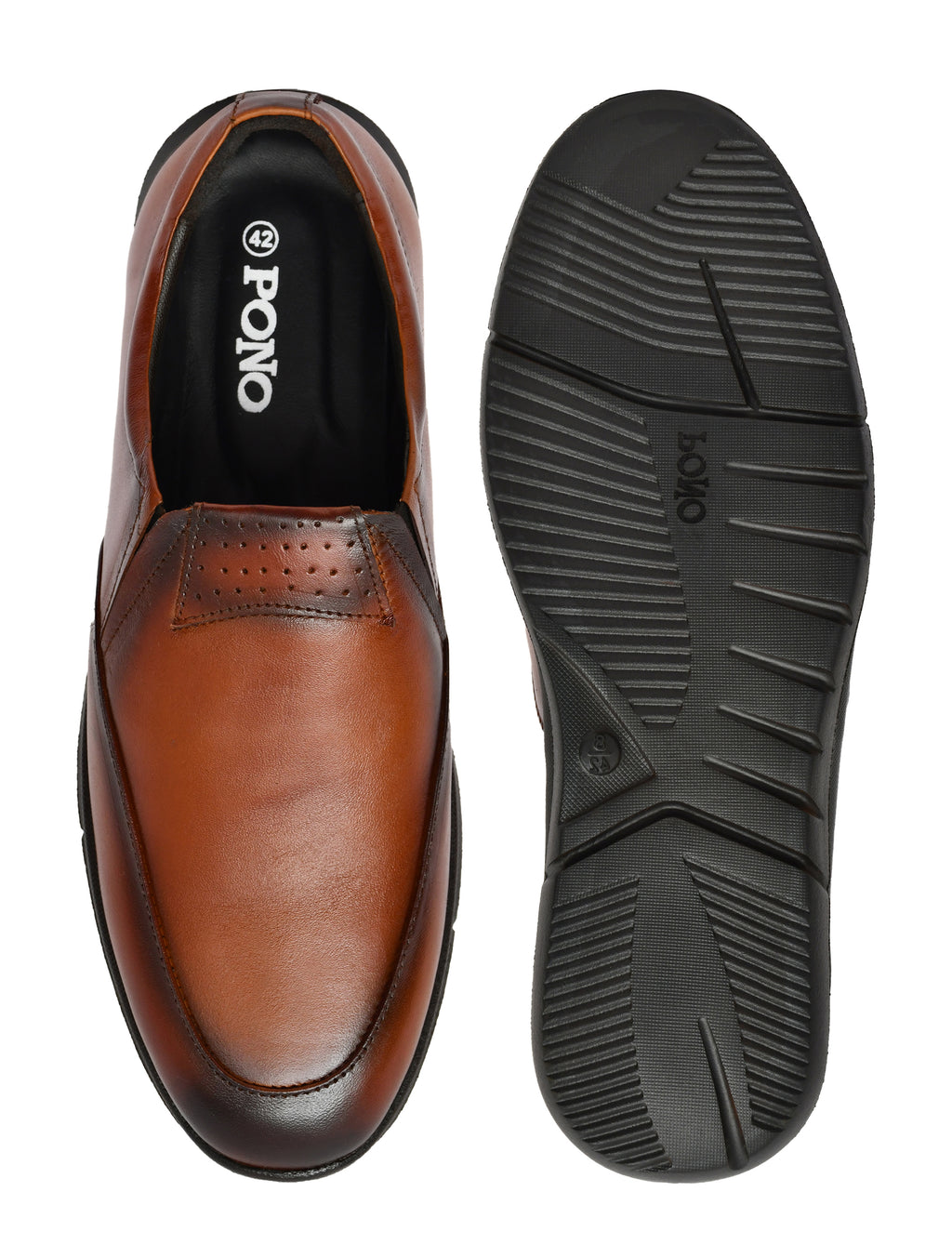Zero Gravity Glide Slip-On Formal Shoes – Lightweight Comfort in Timeless Tan