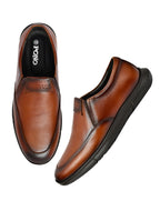 Zero Gravity Glide Slip-On Formal Shoes – Lightweight Comfort in Timeless Tan