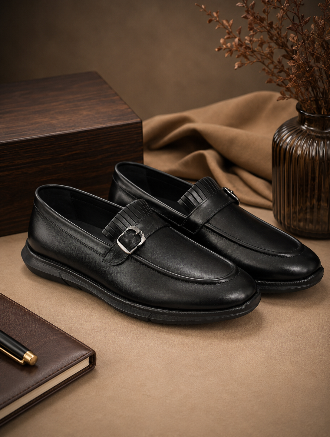 Zero Gravity Monarch Buckle Loafers – Lightweight Luxury for Everyday Elegance