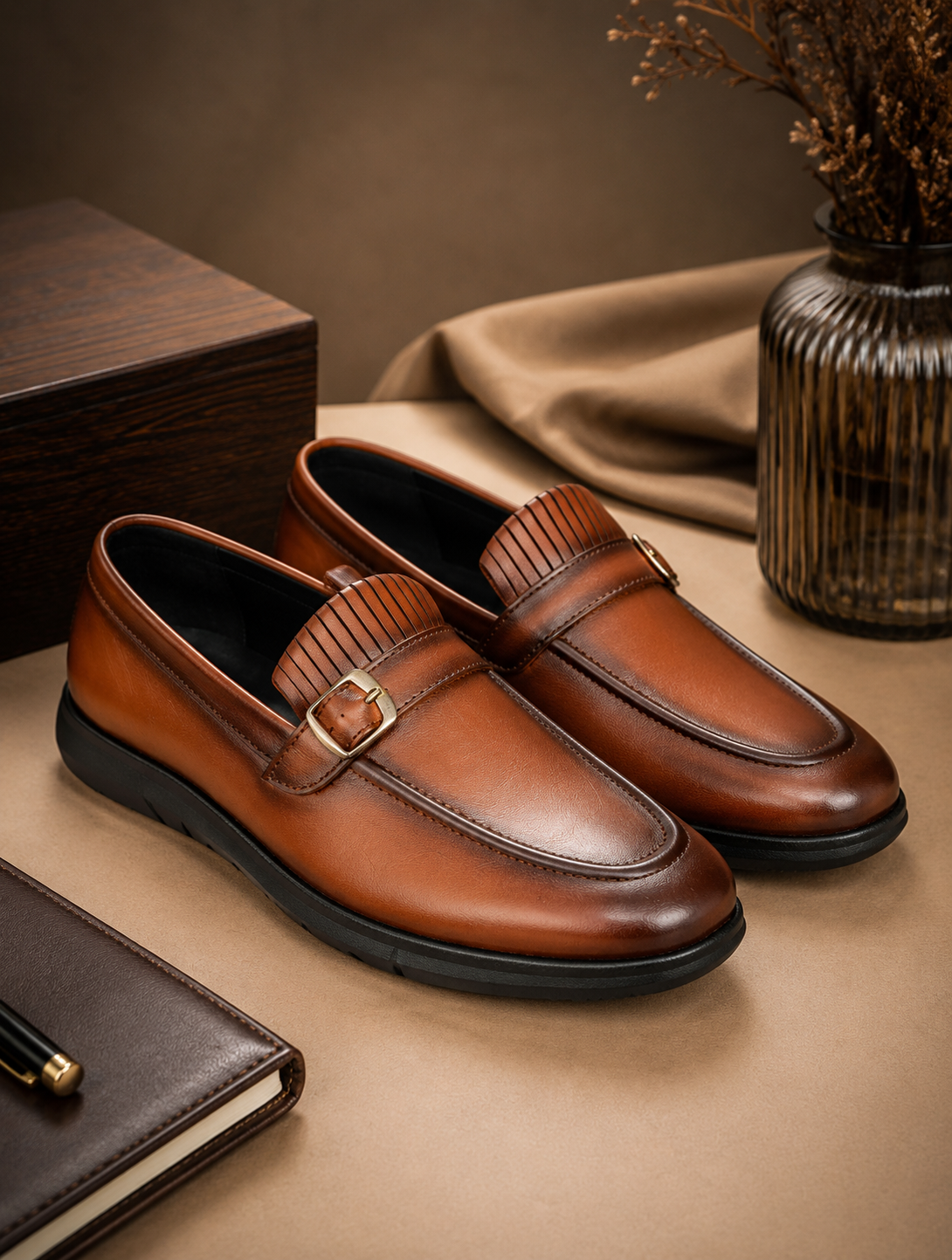 Zero Gravity Monarch Buckle Loafers – Lightweight Luxury for Everyday Elegance