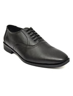 Men's Black Pebbled Leather Oxford Lace-Up Formal Shoes | Office & Wedding Wear