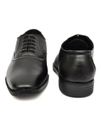 Men's Black Pebbled Leather Oxford Lace-Up Formal Shoes | Office & Wedding Wear