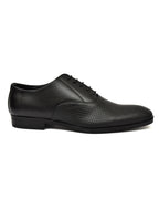 Men’s Classic Black Leather Oxford Shoes – Sleek Formal Lace-Up Dress Shoes