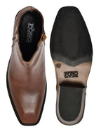 PONO Classic Tan Leather Ankle Boots